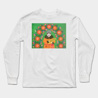 taras hryhorovych shevchenko arrives from his exile to flowering ukraine 1968 - Maria Primachenko Long Sleeve T-Shirt